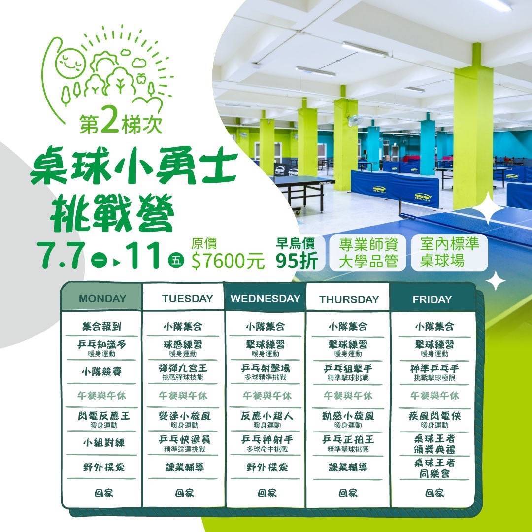 森林探險勇士營之夏季國小部營隊
