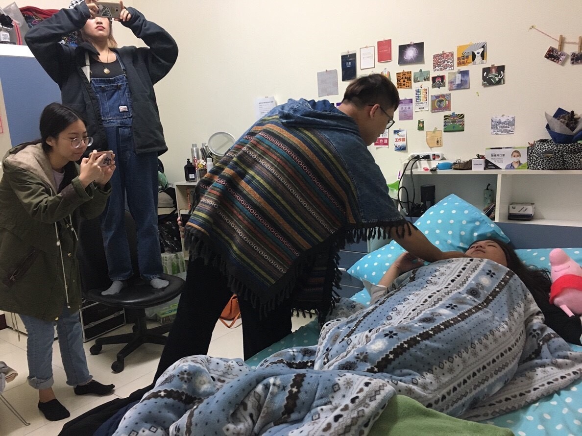 同學們拍攝畫面
