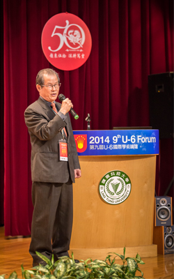 U6嶺東董事長張天津致歡迎詞