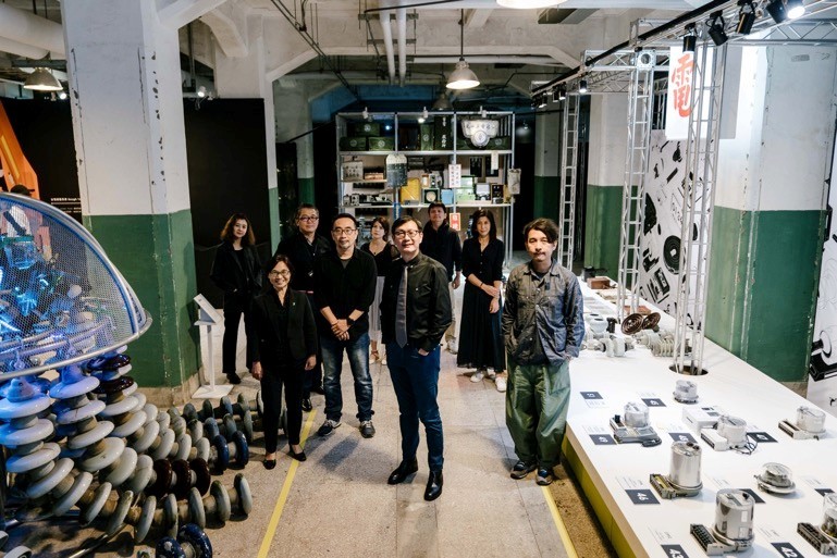 ▲展覽主視覺與台電副總帶領策展團隊