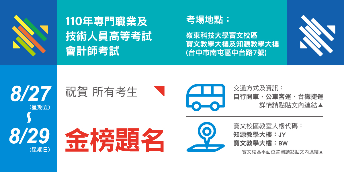 110年專門職業及技術人員高等考試會計師考試
