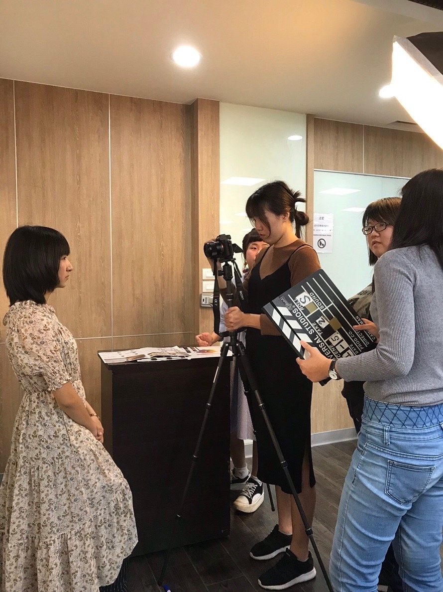 同學們拍攝畫面