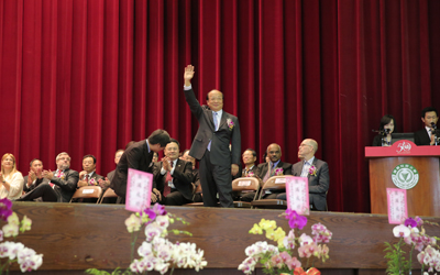 胡市長出席校慶大會