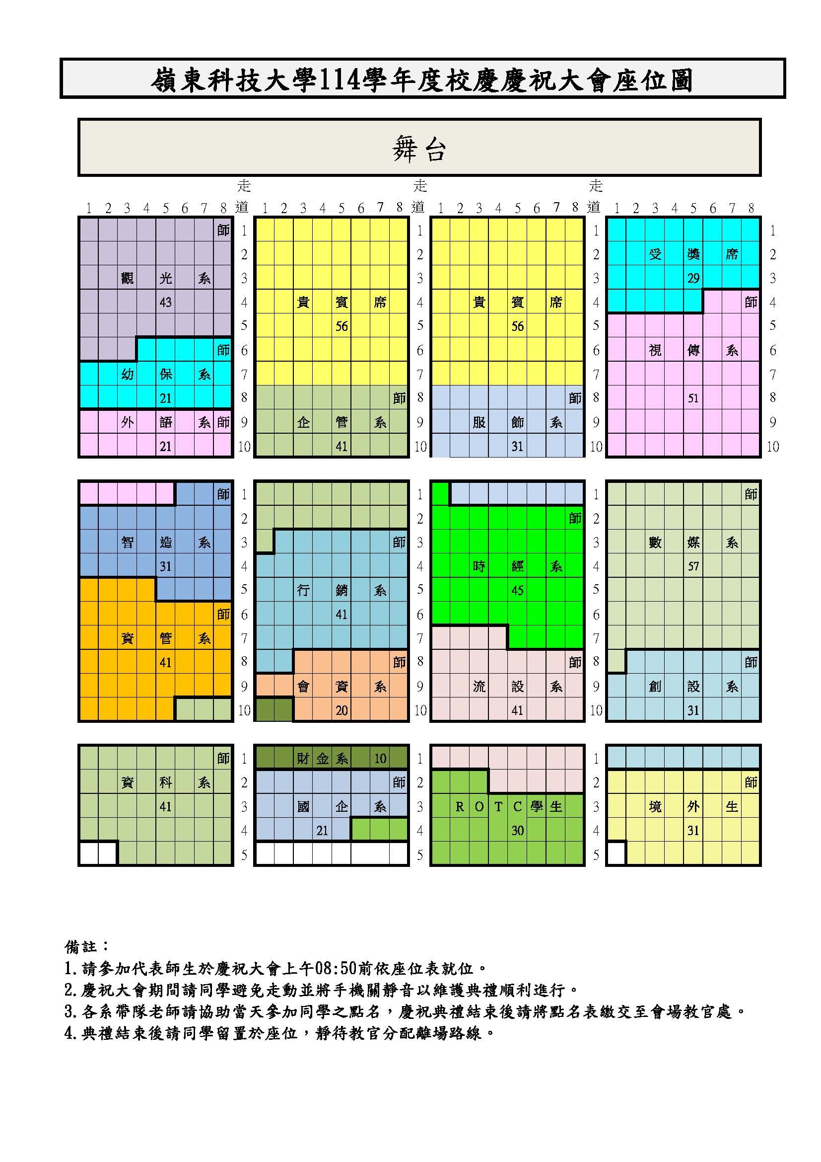 114學年度校慶大會座位表1141028確定(1026修正)