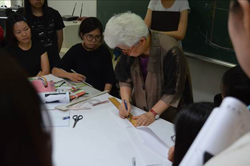 蕭美鈴講座上課情形十分熱絡