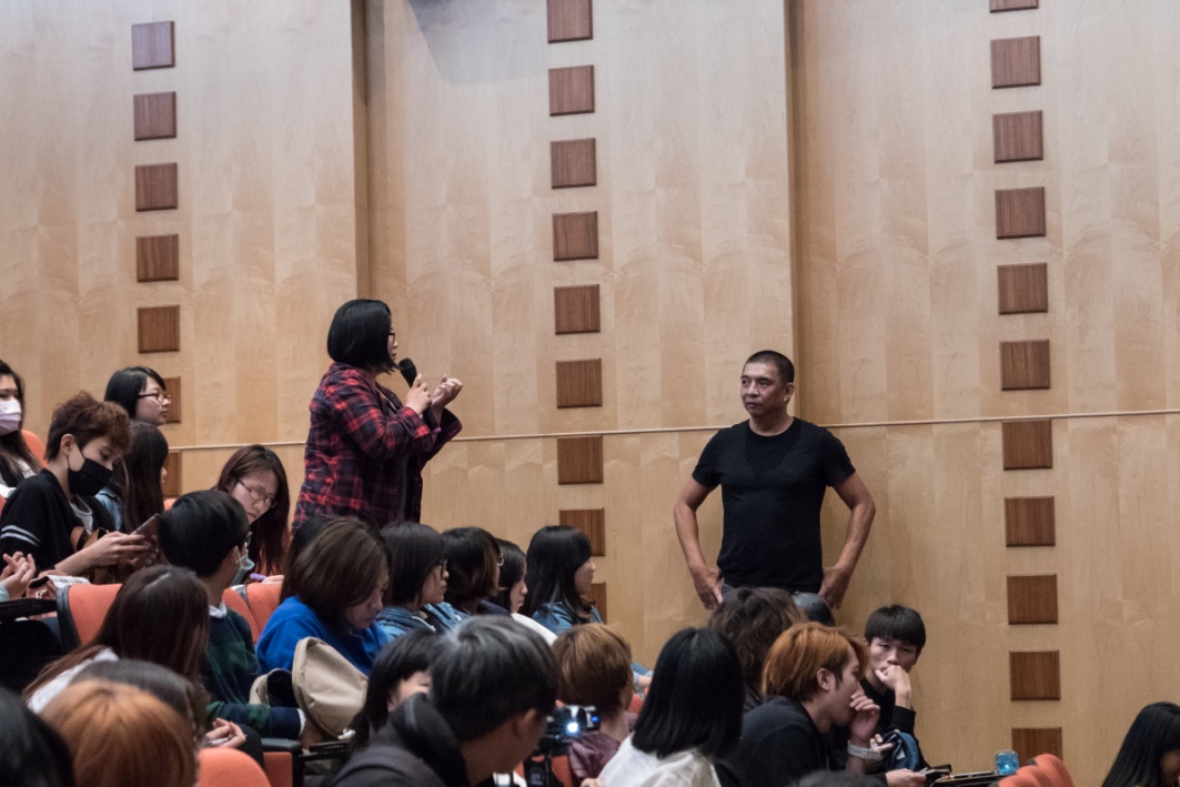 Q&A時間 學生向李明道老師請益