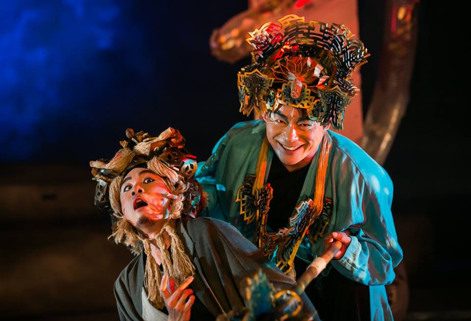 佛旦(演員周明宇)與迷魅(演員陳柏廷)演出片 段 照片提供攝影師林育全